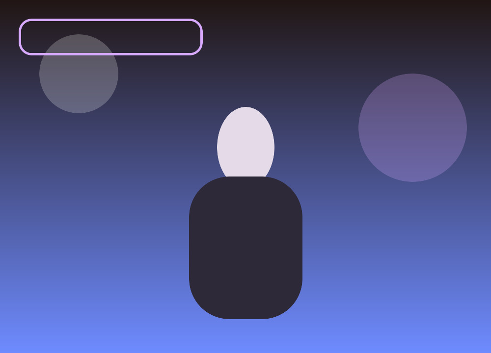 海边逆光人像主题的黑白肖像作品示意